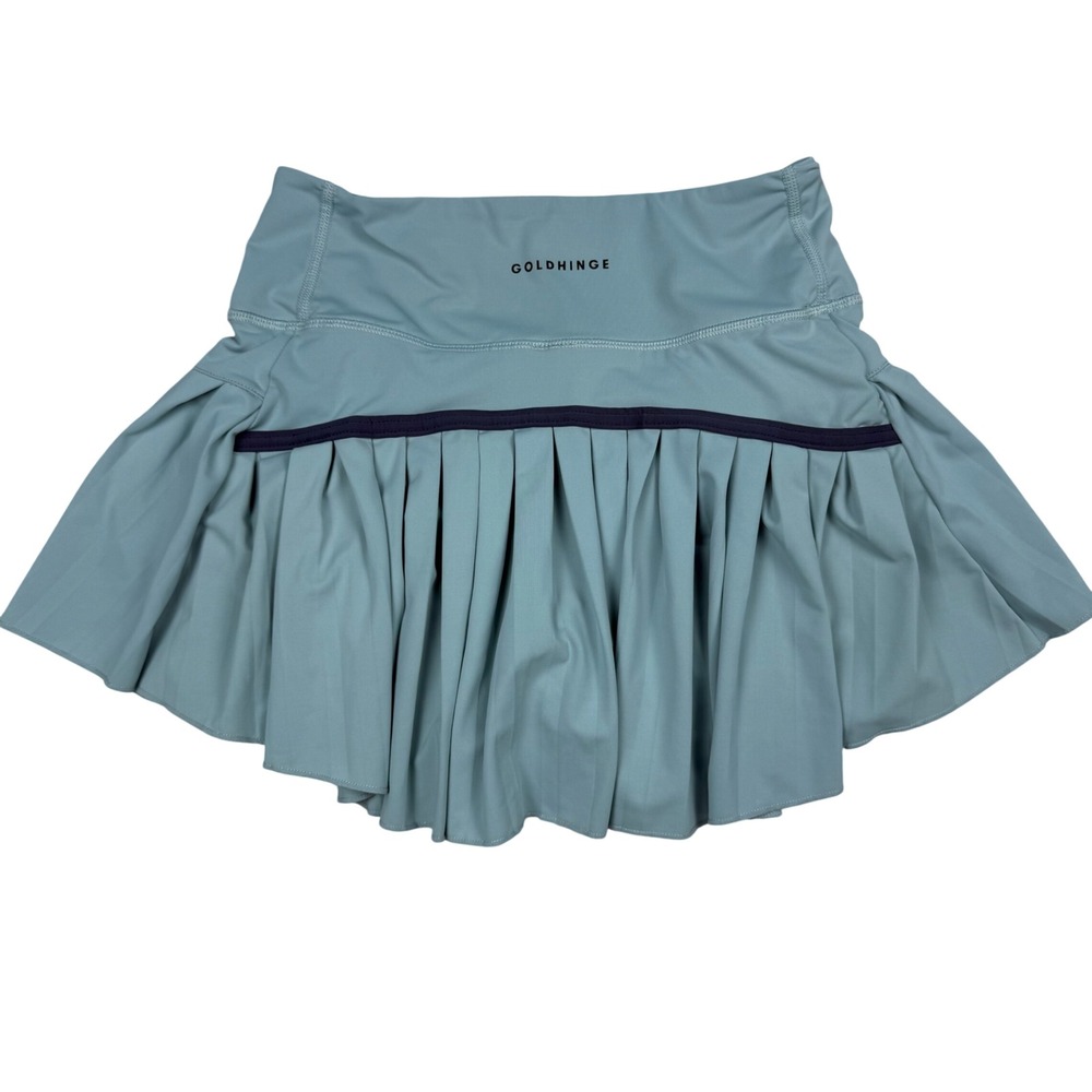 Goldhinge Pleated Tennis Skort Dusty Blue Athletic Skort Sz S Pickleball Golf